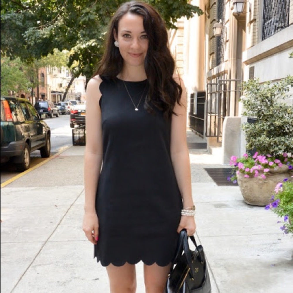 J Crew Scalloped Dress